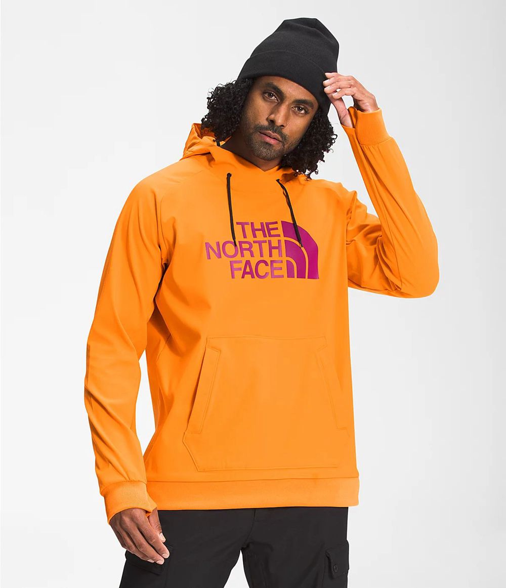 The North Face Tekno Logo Kapuzenpullover Herren - Orange CH-741KFLW